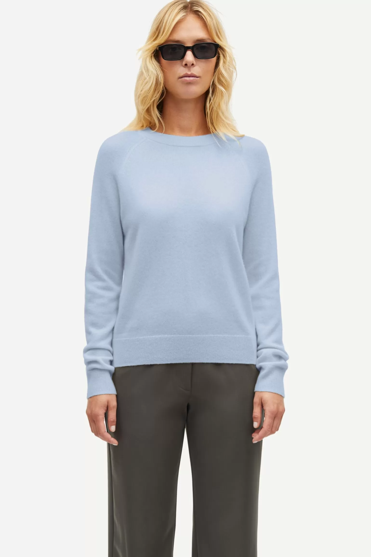 Dame Samsøe Samsøe Kashmir | Strik*BOSTON O-NECK 6304