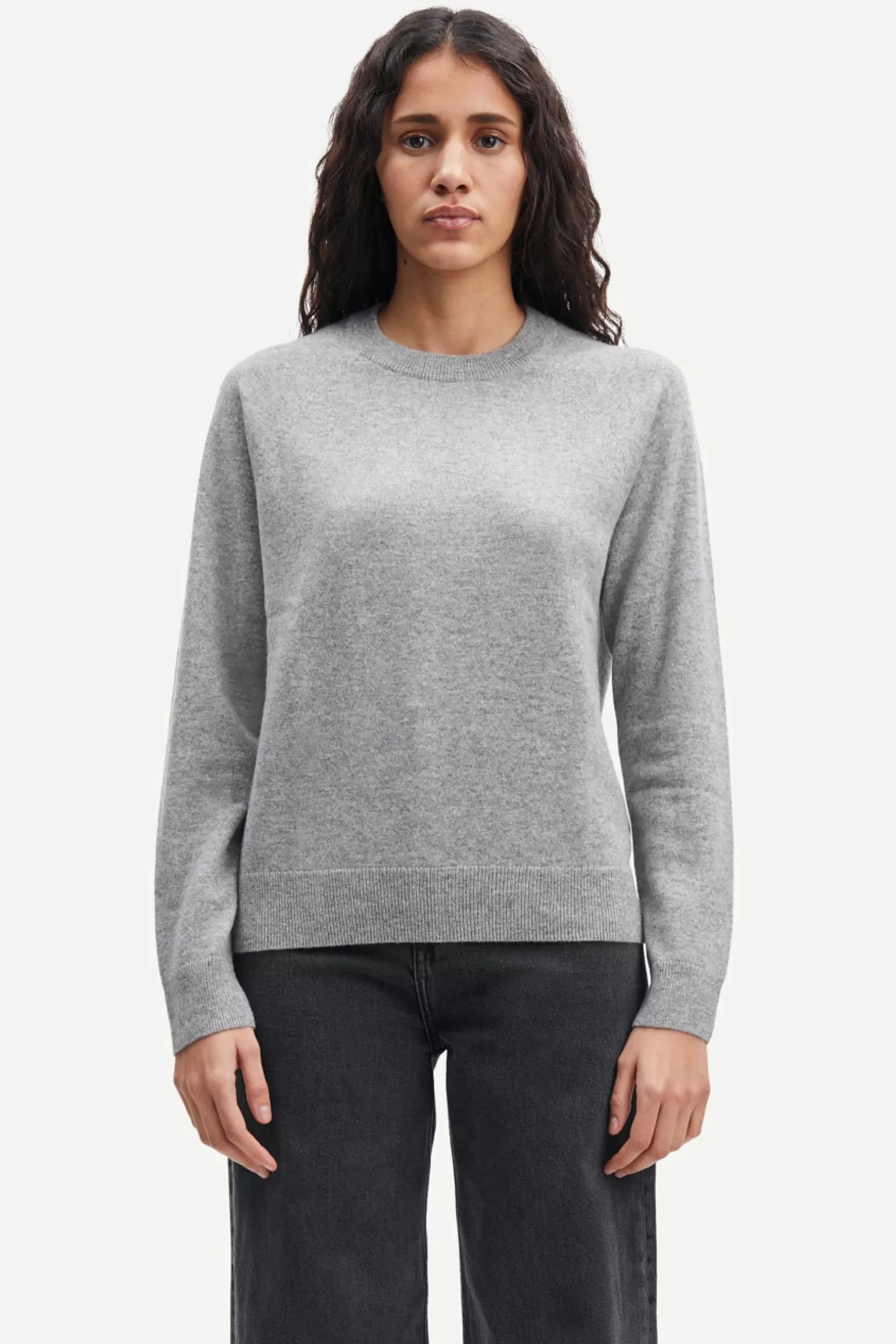 Dame Samsøe Samsøe Kashmir | Strik*BOSTON O-NECK 6304