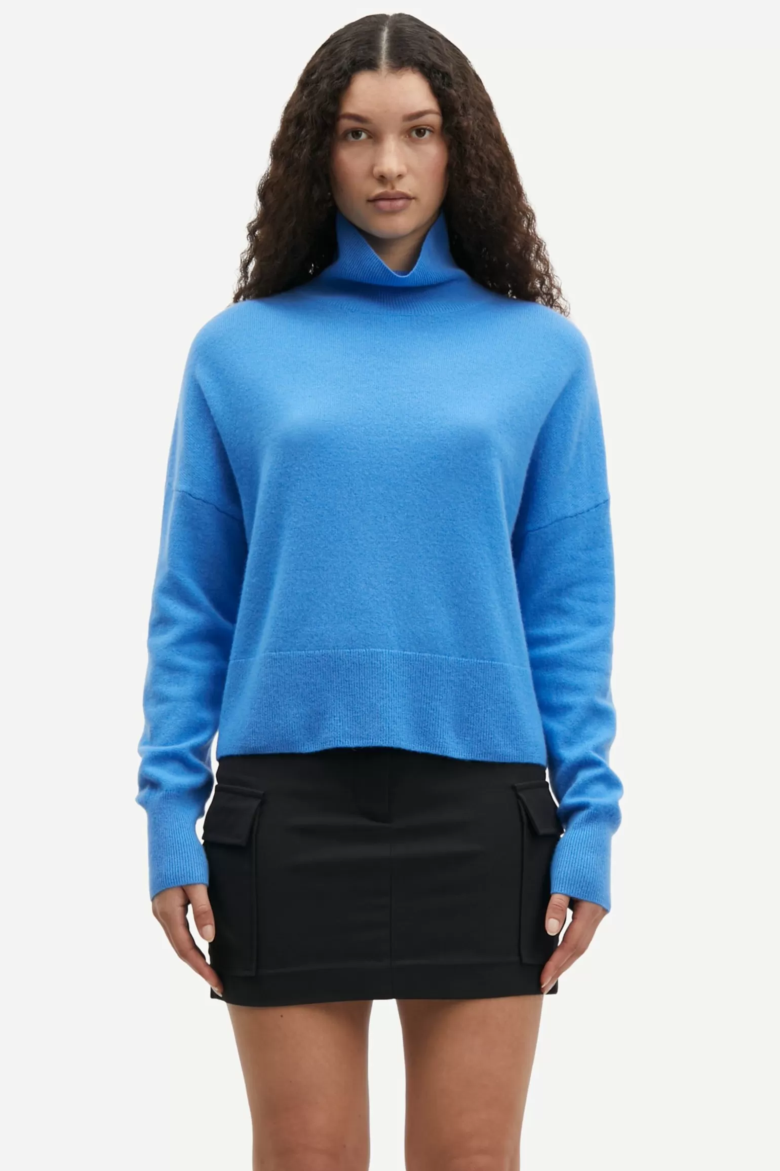 Dame Samsøe Samsøe Strik | Kashmir*NOLA TURTLENECK 6304 SUPER SONIC