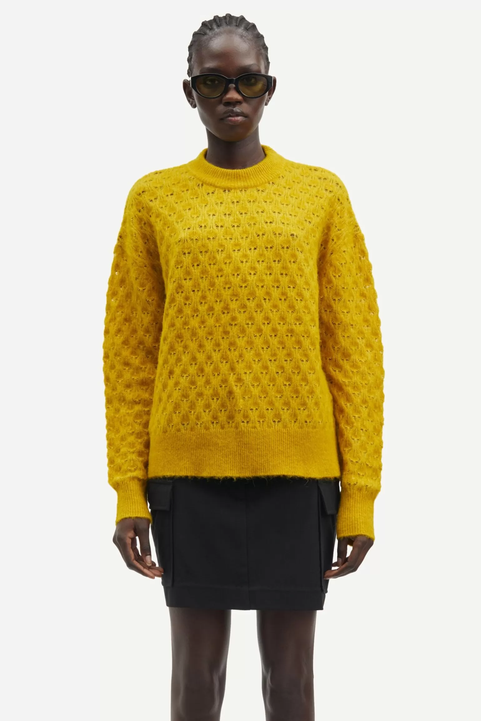 Dame Samsøe Samsøe Strik*SAANOUR POINTELLE SWEATER 7355