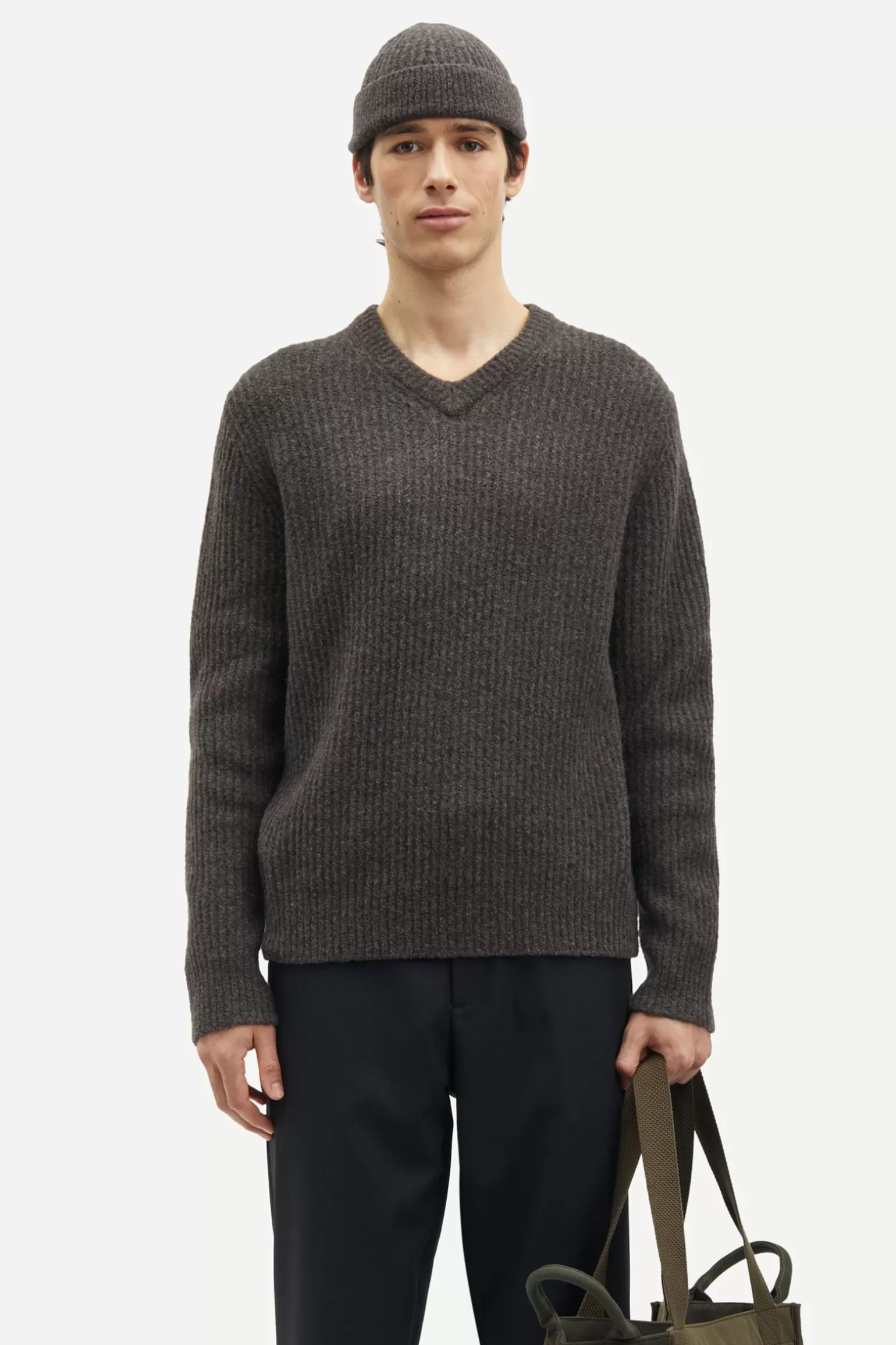 Samsøe Samsøe Strik*SAKOJI V-NECK 15329